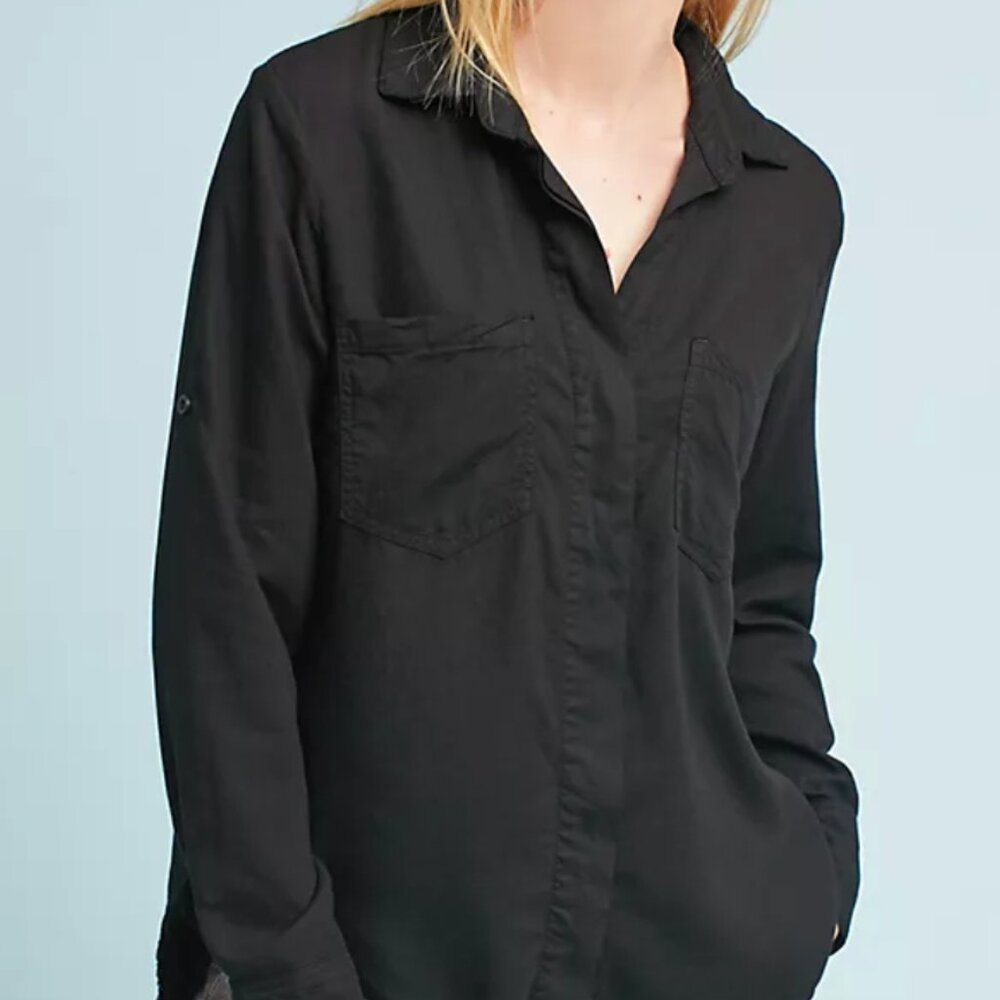 cloth & stone back split  button up top